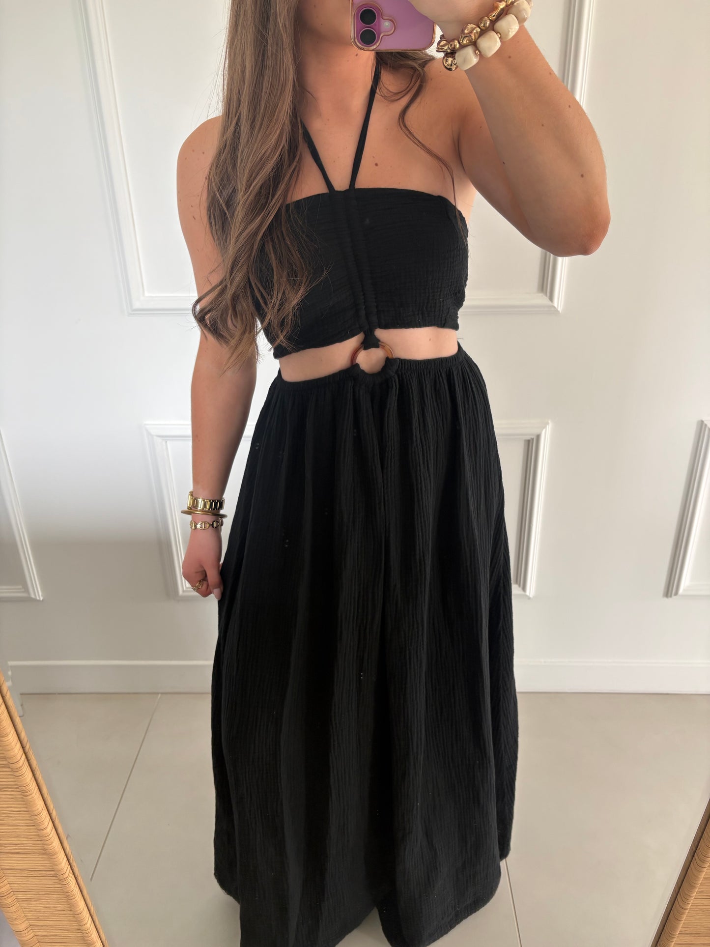 Robe lisa noire