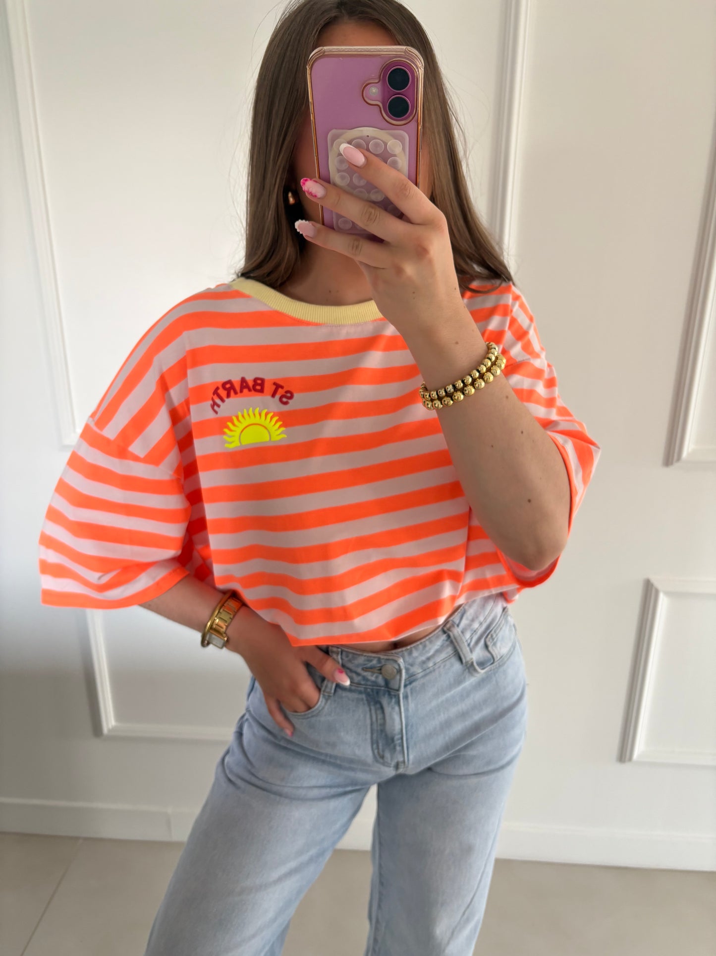 T-shirt St Barth orange
