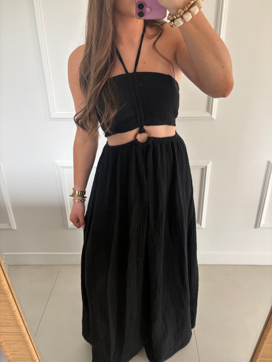 Robe lisa noire