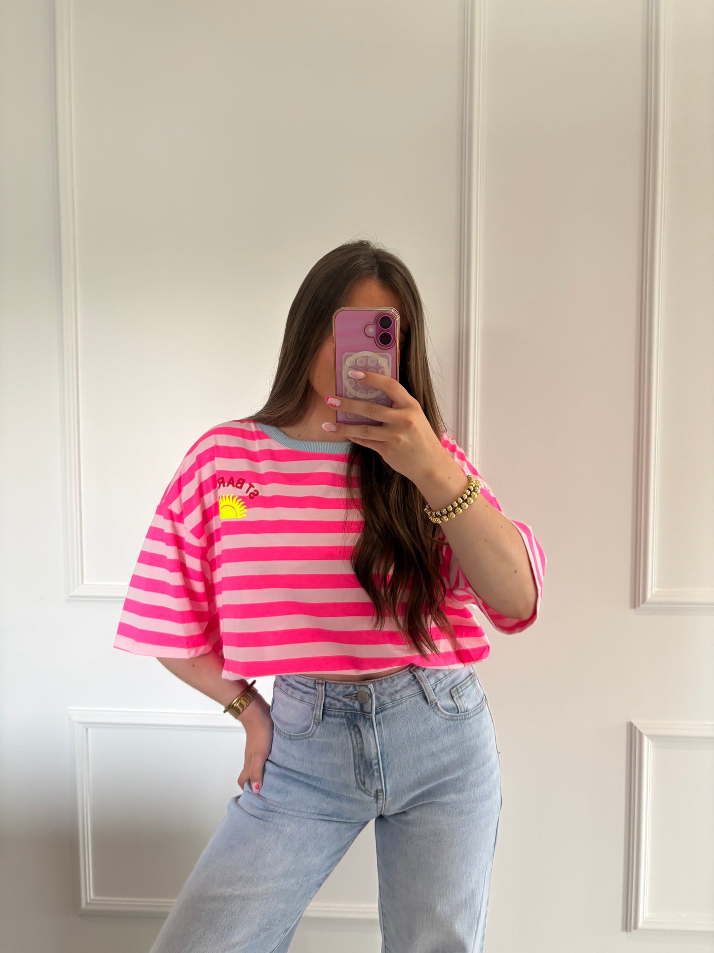 T-shirt St Barth rose