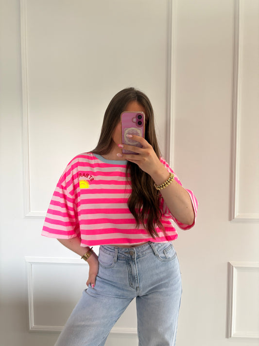 T-shirt St Barth rose