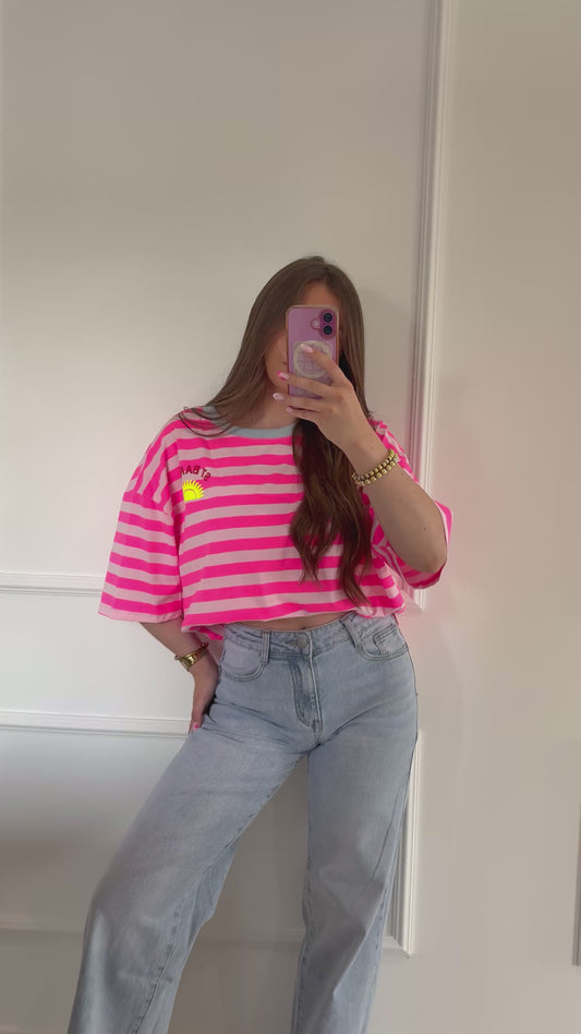 T-shirt St Barth rose